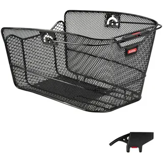 KLICKfix Citymax Fahrradkorb schwarz