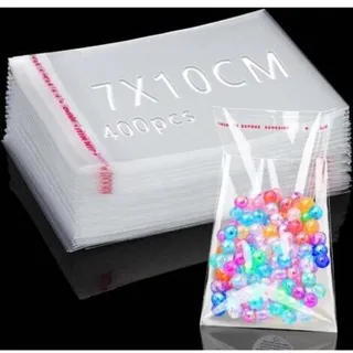 400 Stück Transparente Plastiktüten, 10 X 7 Cm, Zellophanbeutel, Selbstklebende Opp-plastiktüten, Keksbeutel, Transparente Verpackungsbeutel, Kleine Süßigkeitentüten Für Schokolade, Schmuck, - Lablanc