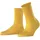 Damen Socken Active Breeze Multipack Uni Rollbündchen Lyocell Faser Gelb 35-38