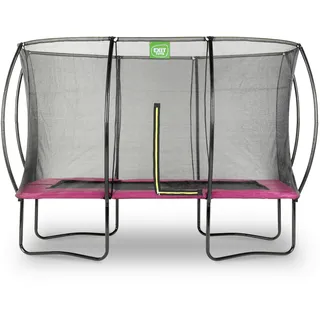 EXIT TOYS Silhouette rechteckig 244 x 366 cm inkl. Sicherheitsnetz rosa