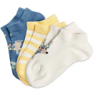 Tchibo - 3 Paar Kinder-Sneakersocken - Gr. 27-30 - blau