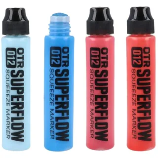 On The Run OTR 012 - Superflow Squeeze Filling OTR 902 Paint Permanent Tagging Marker - 10MM Filz Rund (OTR 012 - WHITE)