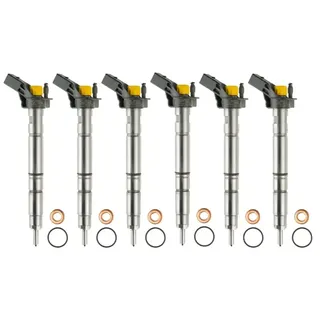 6X 0445115054 Injektor Audi 2,7 TDI Bosch Piezo (059130277AJ, 0445115039, 059130277AC)