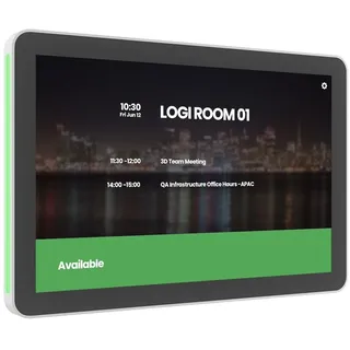 Logitech Tap Scheduler 10.1 weißes Programmierpanel für Meetingräume