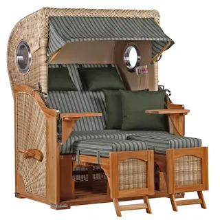 Mr. Deko Düne Teak Bullauge PE shell Dessin 504