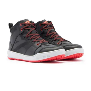 Dainese Suburb D-WP S26, Schuhe, wasserdicht - Schwarz/Weiß/Rot / 42