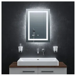 bringer-germany Bringer Badspiegel mit Beleuchtung - BRS102) - 50x70 cm