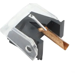 Alanmoship 1 Packung Ersatz Stylus für Philip GP400 II 401 II 500 II 946 D65 422 II Plattenspieler LP Plattenspieler Zubehör High Fidelity Sound Schwarz ABS Material Vinyl Enthusiasten