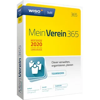 WISO Mein Verein 365 Teamwork Edition 3 PC | Sofortdownload + Produktschlüssel
