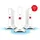 1733 Mbit/s Rosso/Bianco 3 St. 20003107