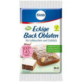 Küchle Bio Backoblaten eckig