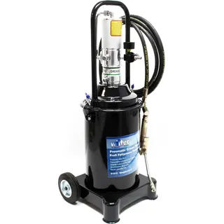 Wiltec Fettpresse 12 Liter Druckluft fahrbar
