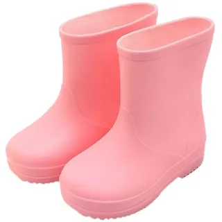 ENEN Gummistiefel Kinder Gr 25-32, Gummistiefel Mädchen und Jungen Wasserdichte Regenschuhe Kleinkind Leicht Bequeme für Kindergarten, Schule, Outdoor (32,Rosa) - 32 EU