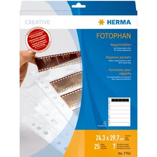 Herma Fotosichthüllen Fotophan 7x5 Filmstreifen glasklar glatt