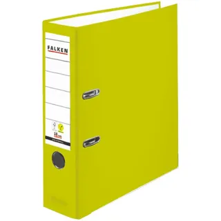 Falken PP-Color-Ordner DIN A4 80 mm neongrün