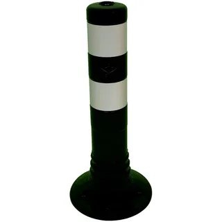 Schake Flexipfosten Ø80mm 45,0 cm Schwarz/Weiß