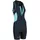 Triathlonanzug Damen Schwarz/Türkis XS