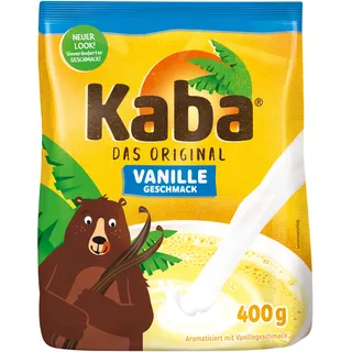 Kaba Vanille 400g Beutel veganes Trinkpulver, das Original Vanillemilch-Pulver zum Anrühren in kalter & warmer Milch