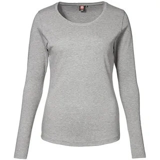 ID IDentity Id IdentityInterlock T-Shirt langarm grau-meliert, M - M