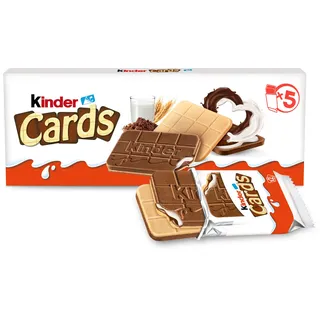 Ferrero Kinder Cards Schokoriegel 5 Stück 640 g