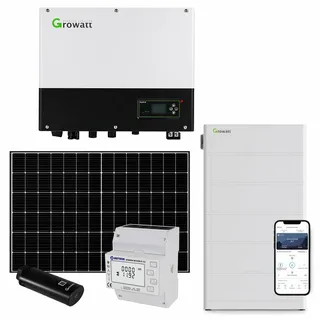 Growatt PV Komplettanlage Glas Glas 10000 W inkl. 10,2 kWh Speicher