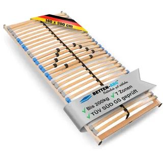 Betten-ABC MaDeRa 7-Zonen-Lattenrost zur Selbstmontage 140 x 200 cm