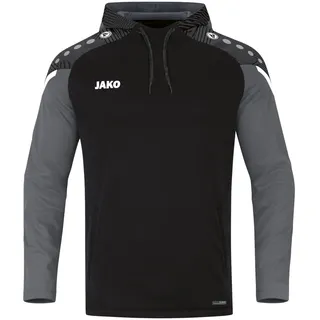 Jako Kapuzensweat Performance schwarz/anthra light 116