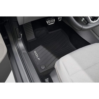 Volkswagen 5H106150282V Gummi Fußmatten 2X Gummimatten vorn Premium Allwettermatten, Nicht für Mild-Hybrid (MHEV)/eTSI