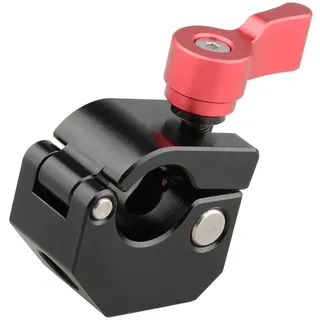 EIN Einzelner 15-mm Stangenklemmadapter Mit 1/4inch-20 3/8-Zoll-16-Schrauben Für DSLR Kamera Monitore Mikrofonzubehör Überwacht