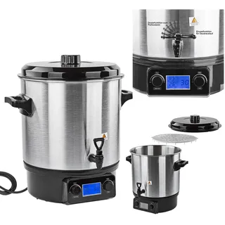 Denner-Edition DEMA Edelstahl Einkochtopf 27 l