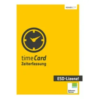 ReinerSCT timeCard 10 Zeiterf. Erw. 25 MA 1 Jahr Laufzeit