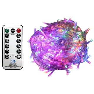 Gartenpirat LED Lichterkette 76 m Multicolor Transparent