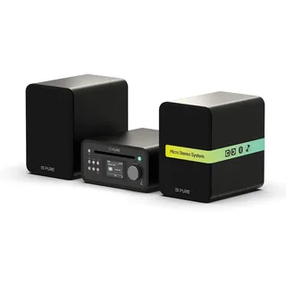 Pure Classic Stereo Mini Cd-radio – Black