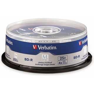 Verbatim M-DISC BD-R 25GB 4x, 25er Spindel