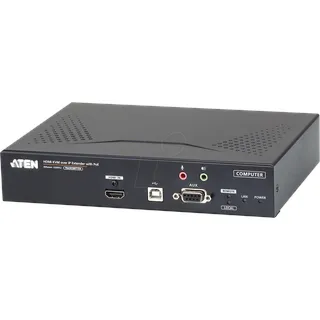 ATEN KE8952T-AX HDMI®, USB, Audio-Line-out, Mikrofon-Buchse, RS232 Extender (Verlängerung) über Netzwerkkabel RJ45 10 km