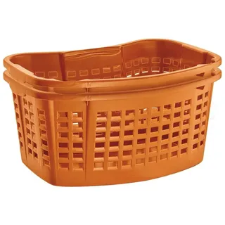 Buri Drehstapelkorb 60x40cm Wäschekorb, Aufbewahrungskorb Spielzeugkiste Kunststoff Orange