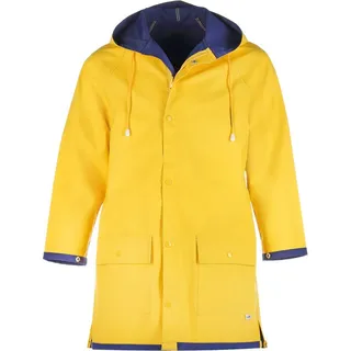 Modas Unisex Regenjacke Original Friesennerz Wendejacke - Regenmantel Regenparka Damen Herren Ostfriesennerz in Gelb Größe M - M