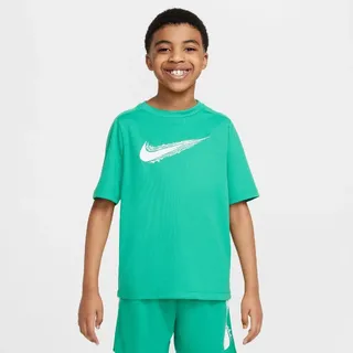 Nike Multi Dri-FIT Kinder Kapuzensweater, grün - stadium green/white -