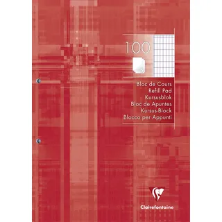Clairefontaine 5813C Notizbuch 100 Blatt,, weiß
