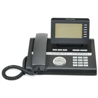 SIEMENS OpenStage 40 SIP 2-teiliges Schnurgebundenes Festnetztelefon (Schwarz, Freisprechfunktion, Systemtelefon, IP-Telefon)
