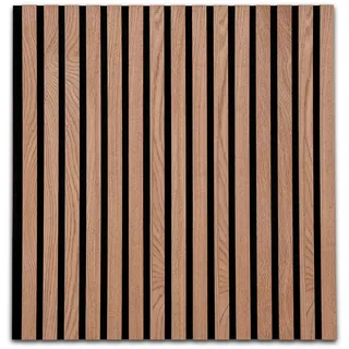 Karat Akustikpaneel für Angenehme Raumakustik in Holzoptik 60 x 60 cm Red Oak