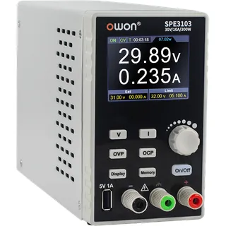 OWON SPE3103 Netzteil 1 Kanal 0-30V 10A 300W Labornetzgerät USB SCPI