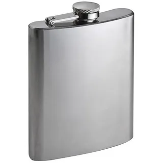 MacMa Flachmann / aus Metall / 237ml Fassunsgsvermögen / mit Sicherheits-Drehverschluß