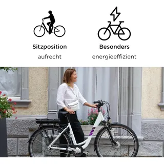 28 Zoll RH 50 cm Damen antique white