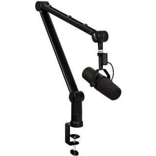 iXtech Mikrofonarm – Verstellbarer 360° drehbarer Mikrofonständer Tisch – Stabiles Recording-Equipment aus Edelstahl – Microfon Boom Arm – Klappbarer Mikrofonhalter für Radiostudios, Podcast, Gaming