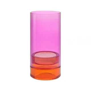 REMEMBER Windlicht LYS Glas Pink