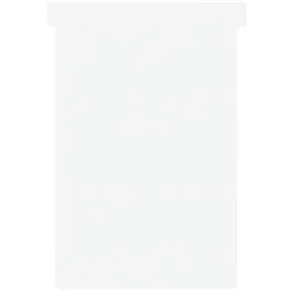 NOBO T-Karten, Größe 4 / 124 mm, 170 g/qm, weiß