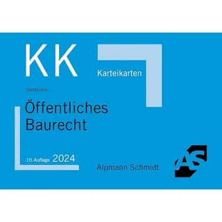 Alpmann Schmidt Verlag Karteikarten Öffentliches Baurecht Blau/Grau