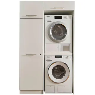 laundreezy Mehrzweckschrank-Set »LAUNDREEZY LDLK2«, weiß