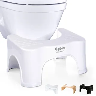 Hey Nature HOCA Toilettenhocker, medizinischer Badhocker für Erwachsene | Schnelle Hilfe bei Hämorrhoiden, Verstopfung, Blähungen, Blähbauch | WC Hocker als natürliches Abführmittel | Medizinprodukt